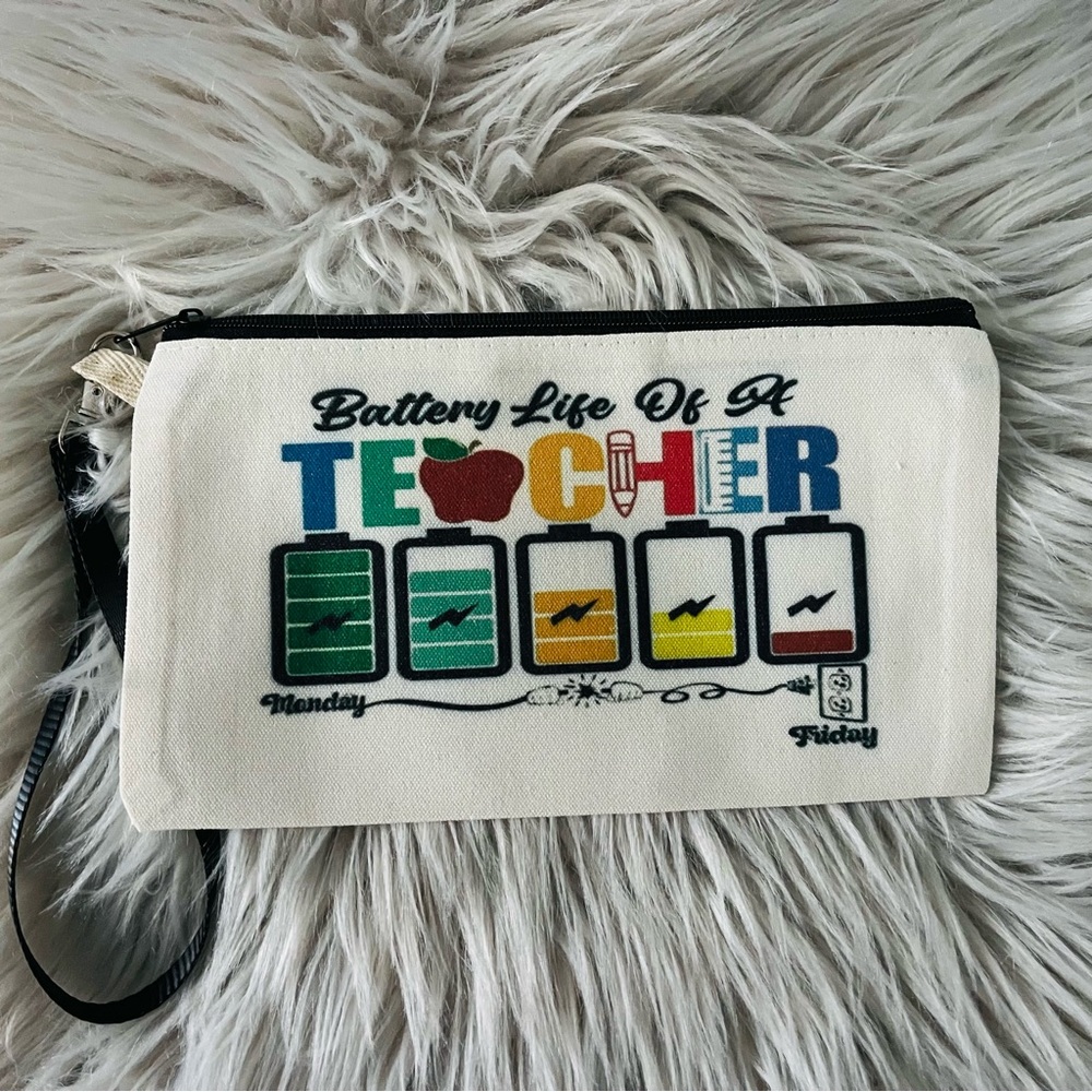 Zipper Canvas Pouch Bag